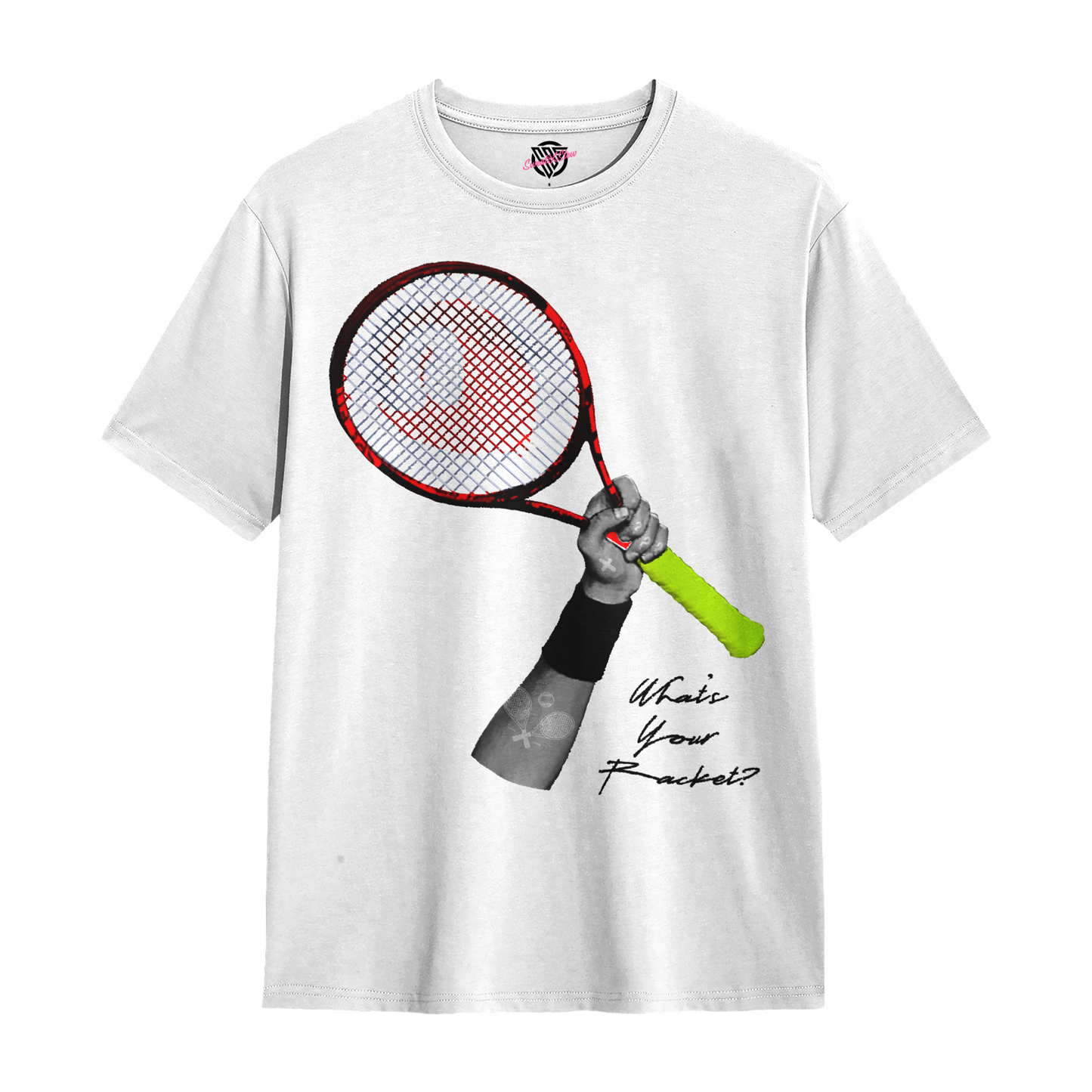“What’s Your Racket” Tee