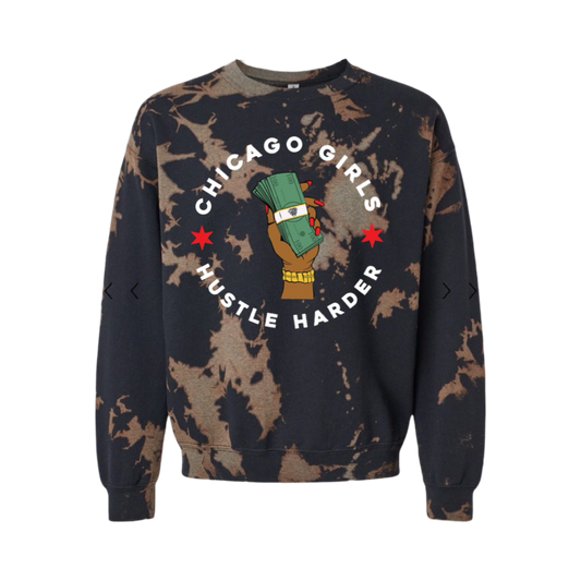 Chicago Girls Tie-Dye Crewneck